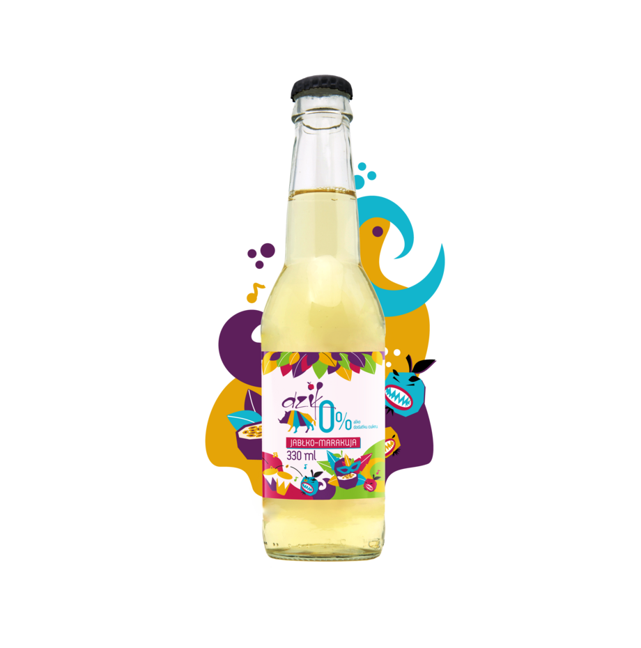 Dzik 0% Jabłko-Marakuja 330 ml